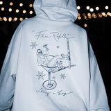 "FREE REFILLS" VINTAGE HOODIE (BABY BLUE)