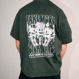 "TAKE MORE SICK DAYS" | VINTAGE HEAVY TEE (FOREST GREEN)