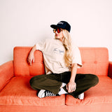 "FISH BONE" AEROMESH HAT | (Slate Blue)