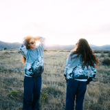 "OUTSICK" VINTAGE SWEATER | TETONS (BLUE)