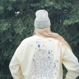 "FREE REFILLS" II CREWNECK (Cream)