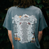 "RIDE BEFORE YOU DIE TOUR" | VINTAGE HEAVY TEE (BLUE)