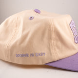 "MORE SICK DAYS" | HAT (Purple/Cream)