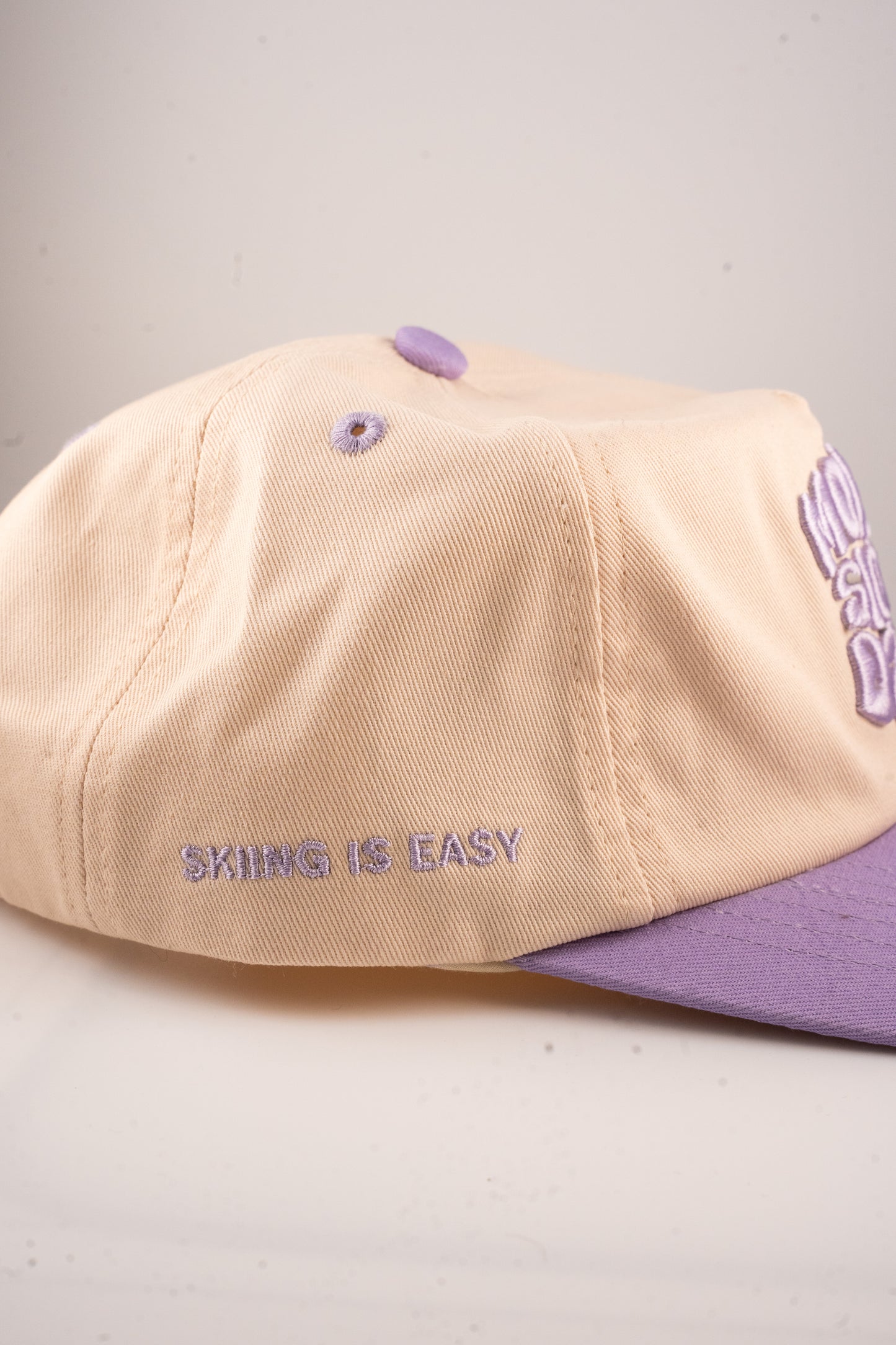 "MORE SICK DAYS" | HAT (Purple/Cream)