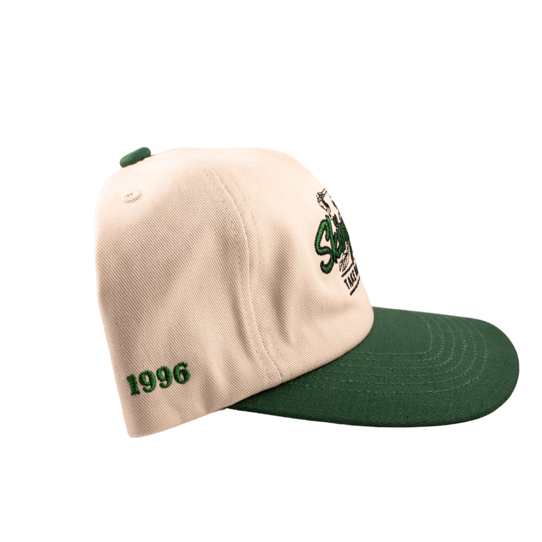 SKIING IS EASY "1996" HAT | (GREEN/CREAM)