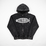 "FISHBONE" FULL ZIP HEAVYWEIGHT HOODIE