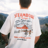 "THE BOAT" STEAMBOAT VINTAGE TEE (WHITE)