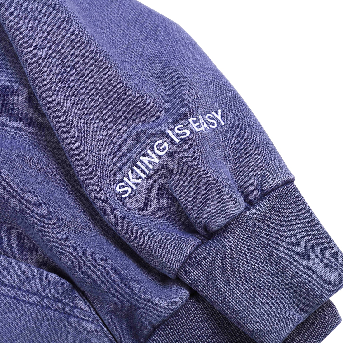 EMBROIDERED "MORE SICK DAYS" | HEAVY-WEIGHT HOODIE (Vintage Purple)